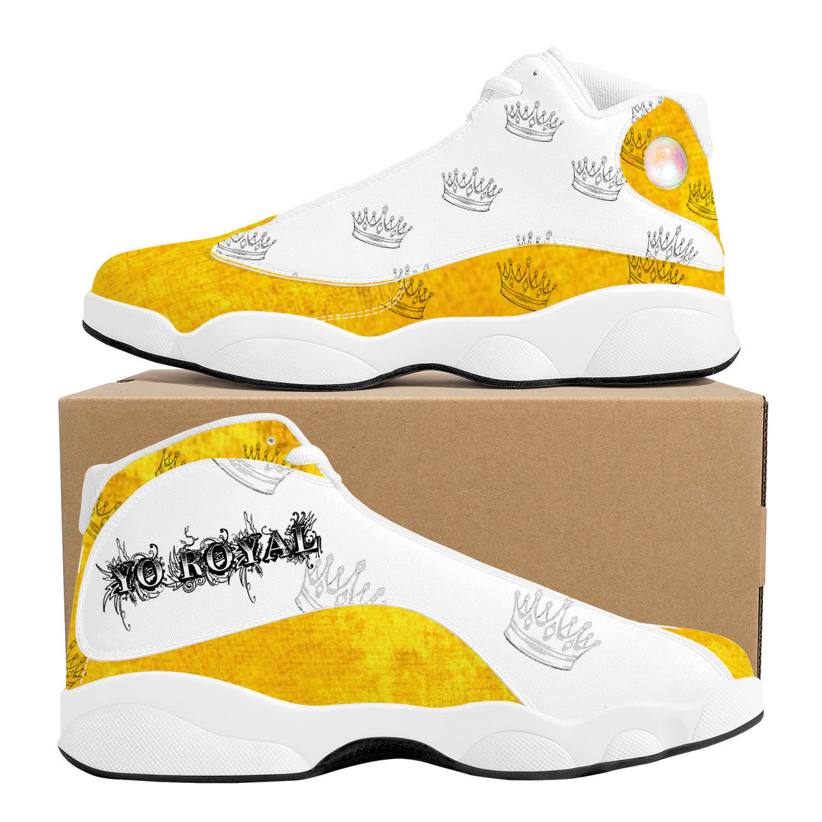 YR Yellow Basketball Shoes